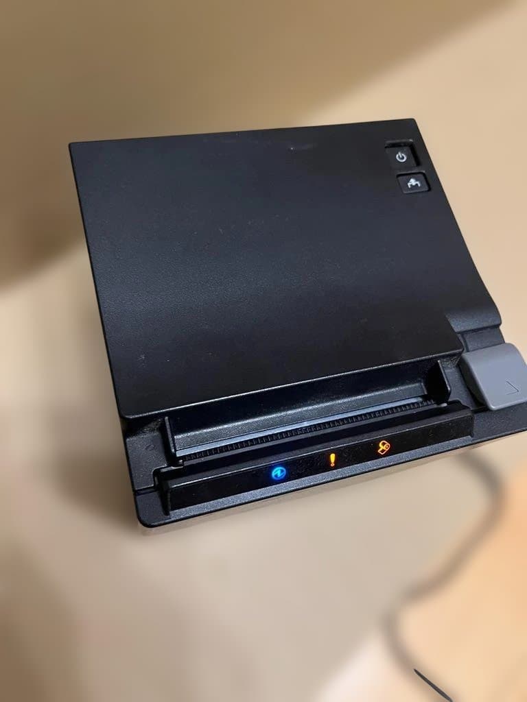 通電確認 EPSON TM-m30 M335B レシートプリンター+純正コード