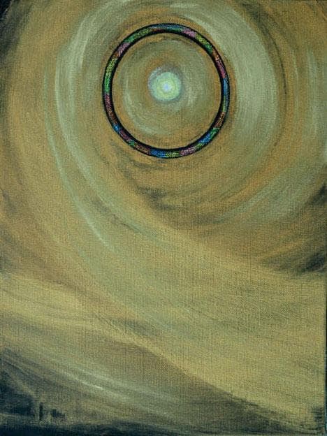 油絵 菅家令子 絵 絵画 インテリア F3-G172023 風景祈り希望奇跡