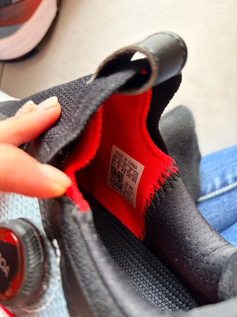 adidas BOA ゴルフシューズ ルシッドレッド/コアブラック