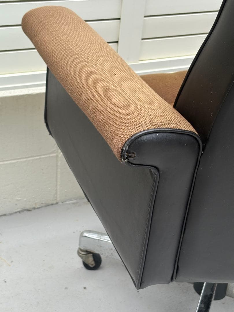 昭和レトロ ミッドセンチュリー デスクチェアPCチェア ゲーミングチェア 椅子