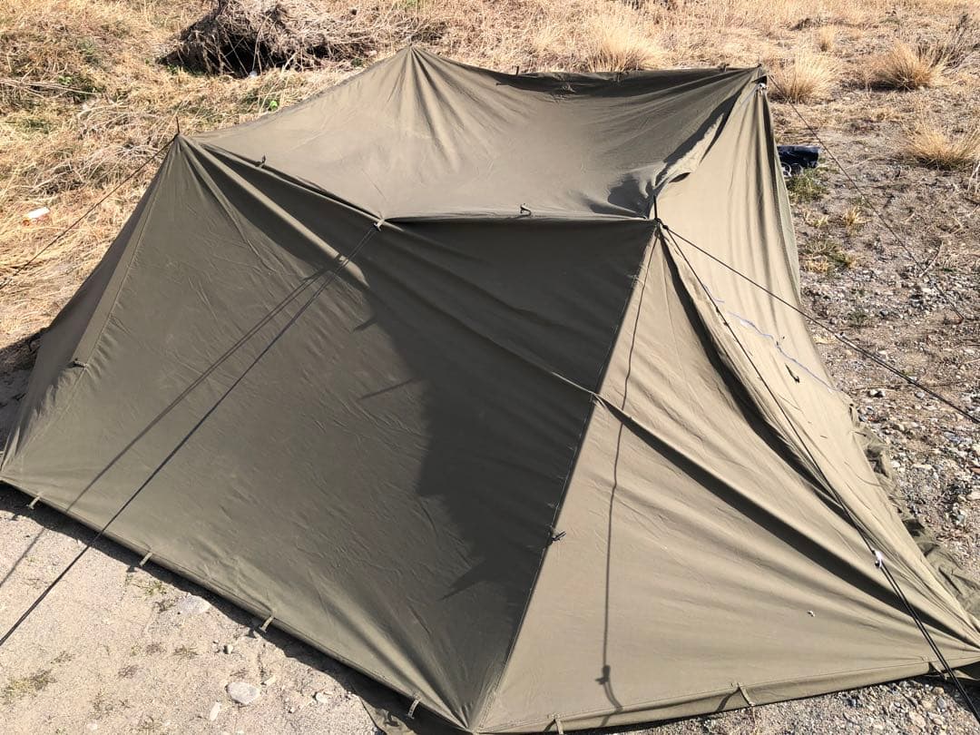 バンドックソロベースex 前幕　二股ポール　蚊帳付き