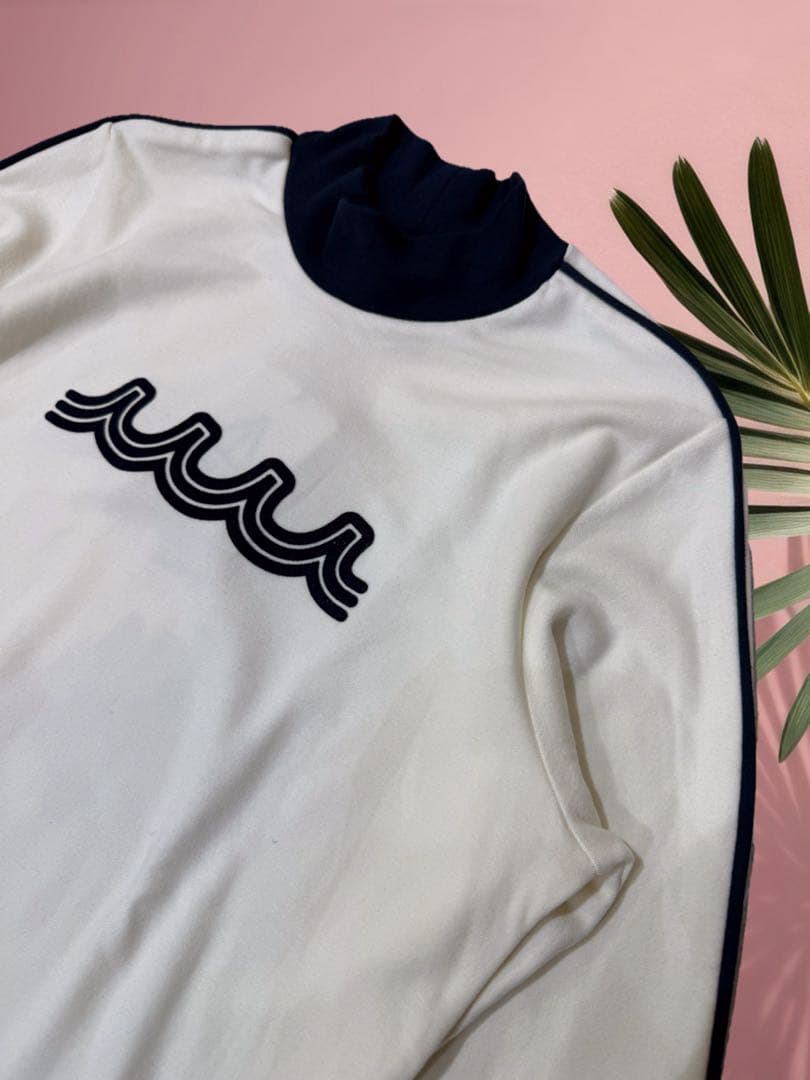 【新品】ムータマリン　ゴルフ　レディース　モックネック　ホワイト　Mサイズ