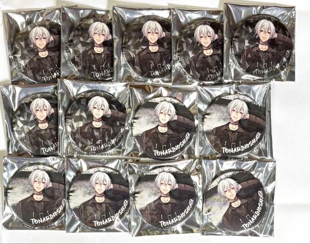 浦島坂田船 夏ツ 2025 となりの坂田 WARN12G MM 白髪 缶バッジ