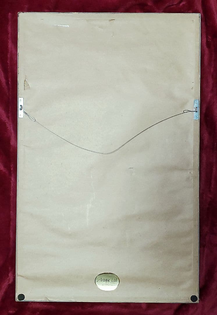 【バイロン・バードサル】額装版画『LAST LIGHT AT KINCAID』