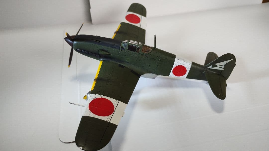 プラモデル完成機　1/48　川崎三式一型戦闘機　飛燕