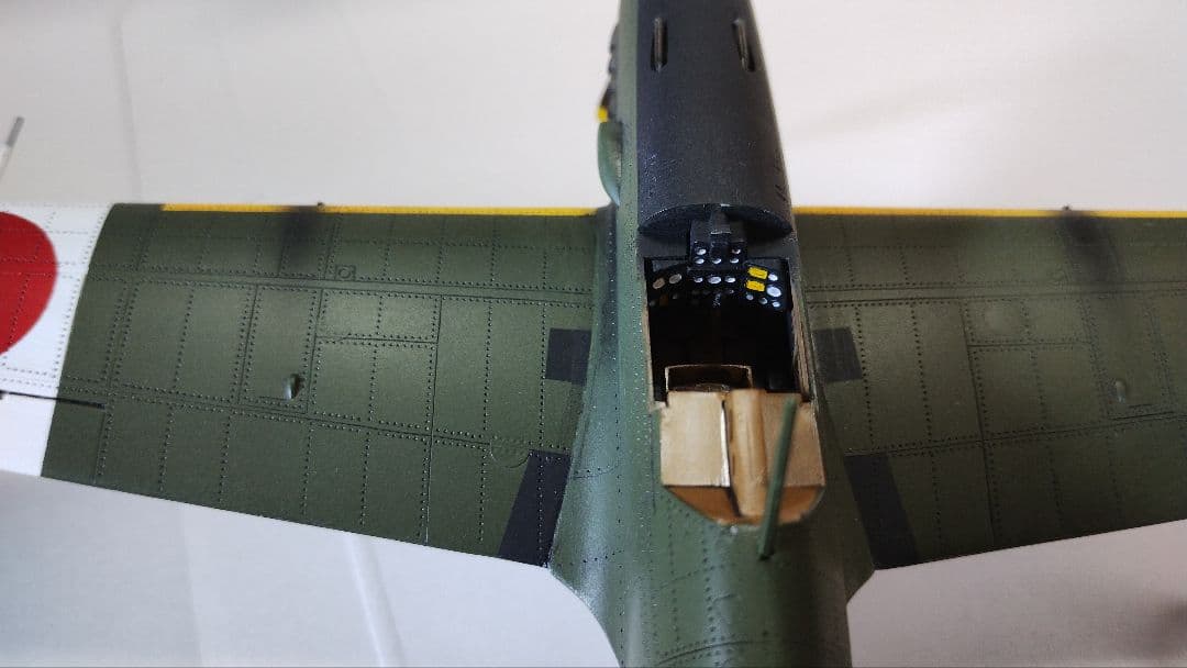 プラモデル完成機　1/48　川崎三式一型戦闘機　飛燕