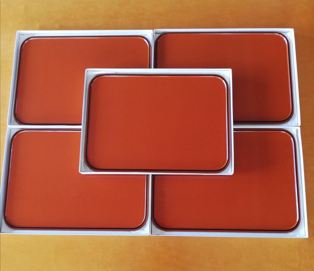 輪島塗 洗朱卓上膳 路幸作 NO282