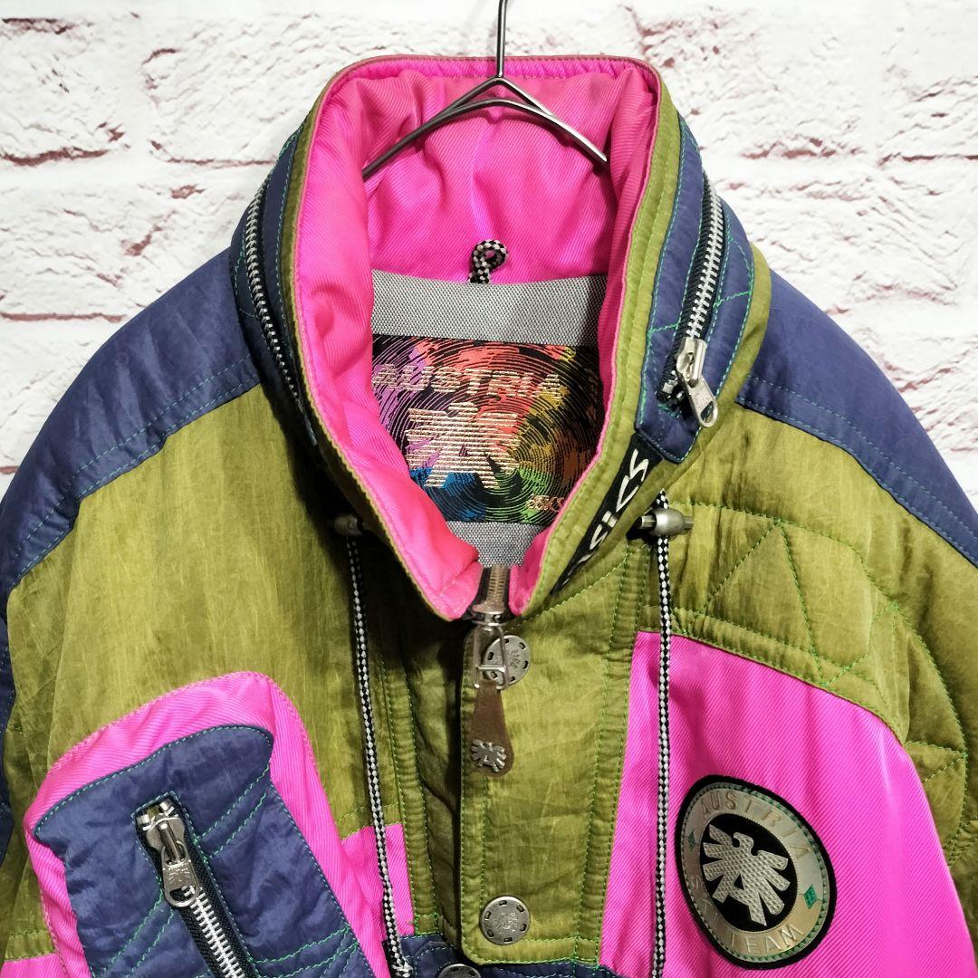 【日本製】AUSTRIA asics ヴィンテージ 肉厚スキーウェア ジャケット