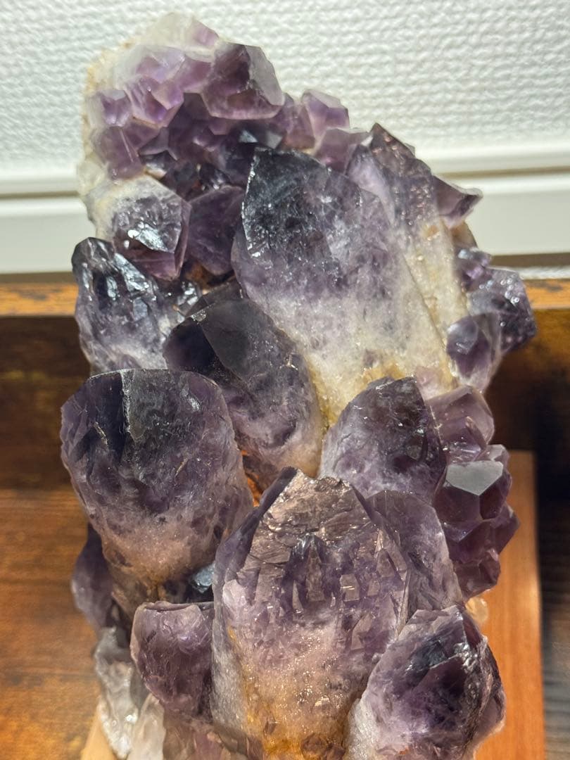【特大3.2kg】ザンビア産アメジスト 原石クラスター