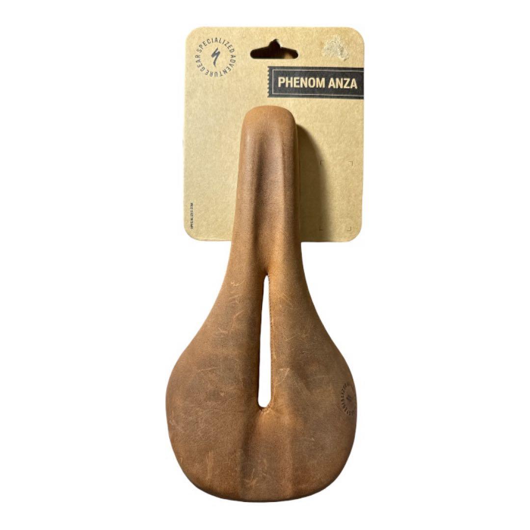 スペシャライズド　PHENOM ANZA レザー　143 革サドル　タン