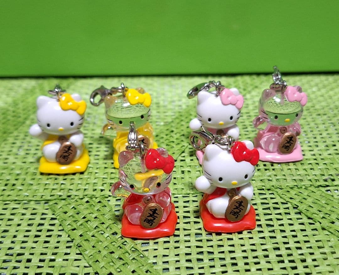 ハローキティ☆招福マスコットアクセサリーコレクション20種☆全種☆七福神☆招き猫