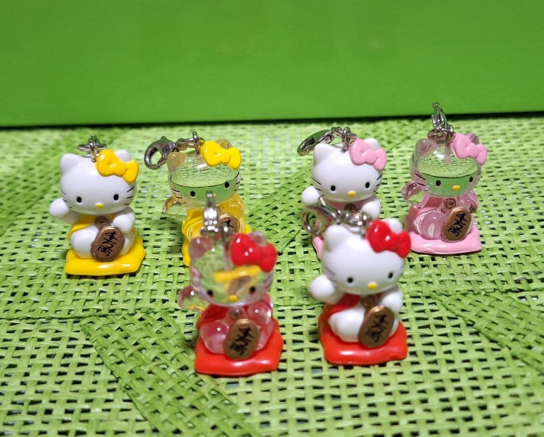 ハローキティ☆招福マスコットアクセサリーコレクション20種☆全種☆七福神☆招き猫