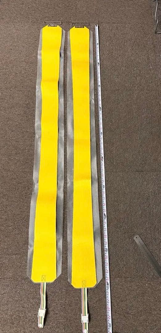 使用2回　POMOCA スキー用シール イエロー　バックカントリー