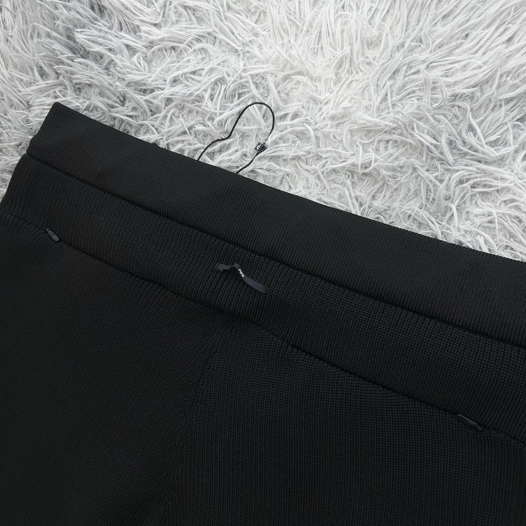新品　PGG パーリーゲイツ　パンツ　ジョガー　ニット　ブラック　ウエストゴム