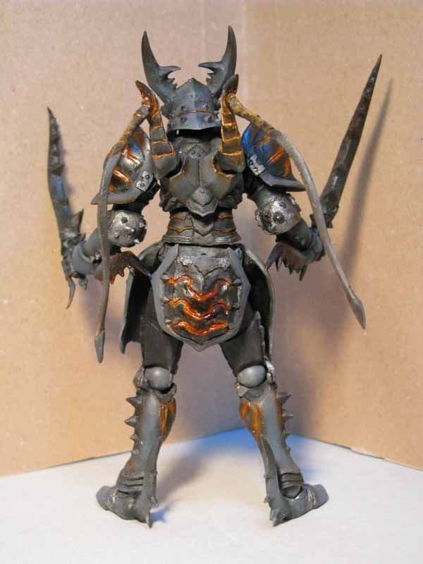 鉄虎竜 モンスターハンター ロワーガ装備 可動ガレージキット 双曲剣ロワーガ