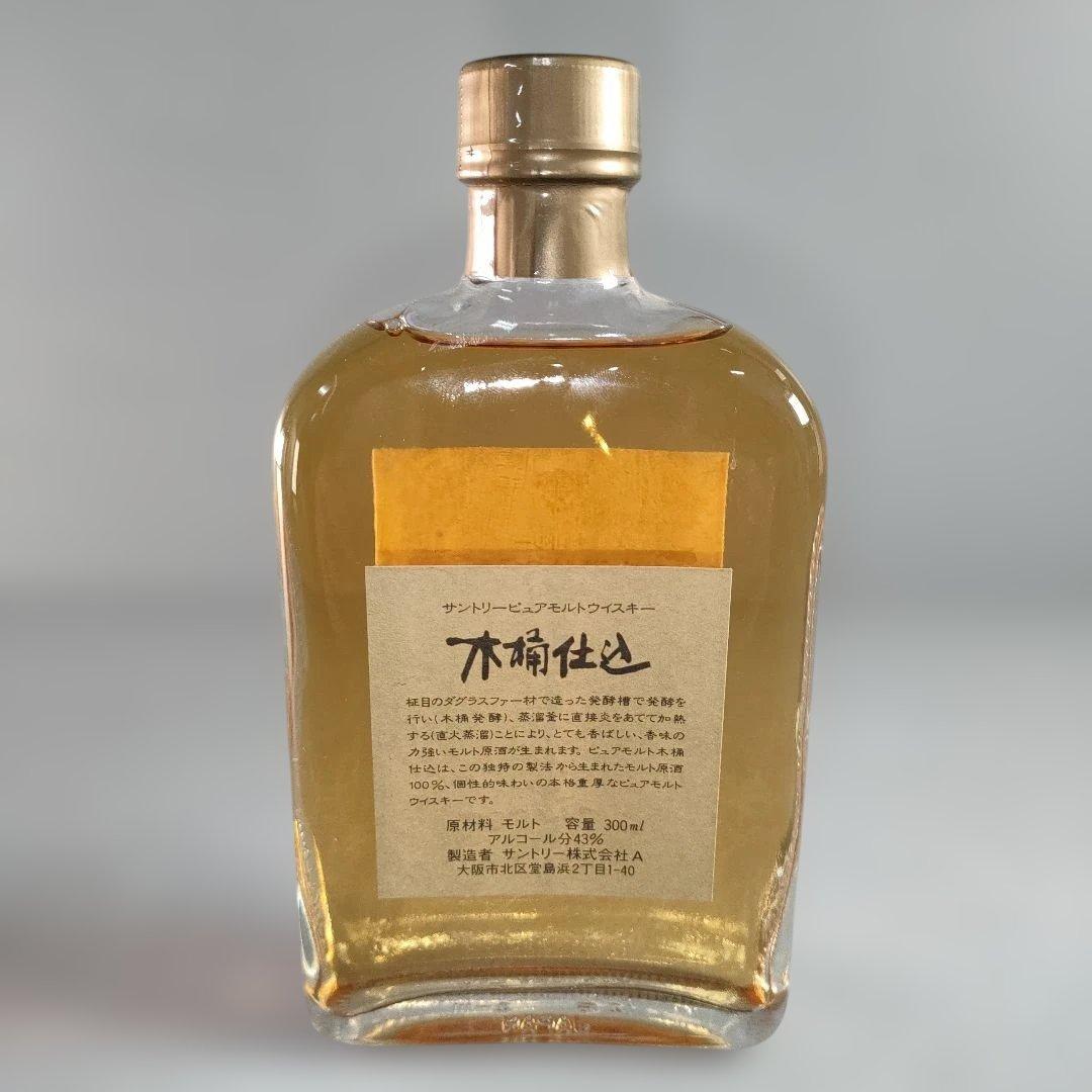 A1337-5/サントリーピュアモルトウイスキー/木樋仕込 直火蒸溜/300ml