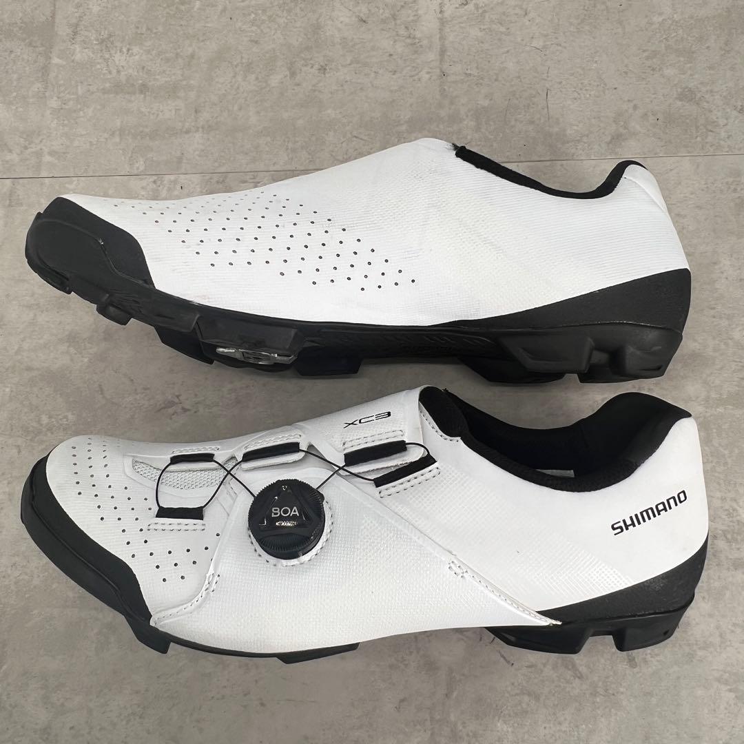 【美品】Shimano XC3 SH-XC300 ホワイト 43(27.2cm)