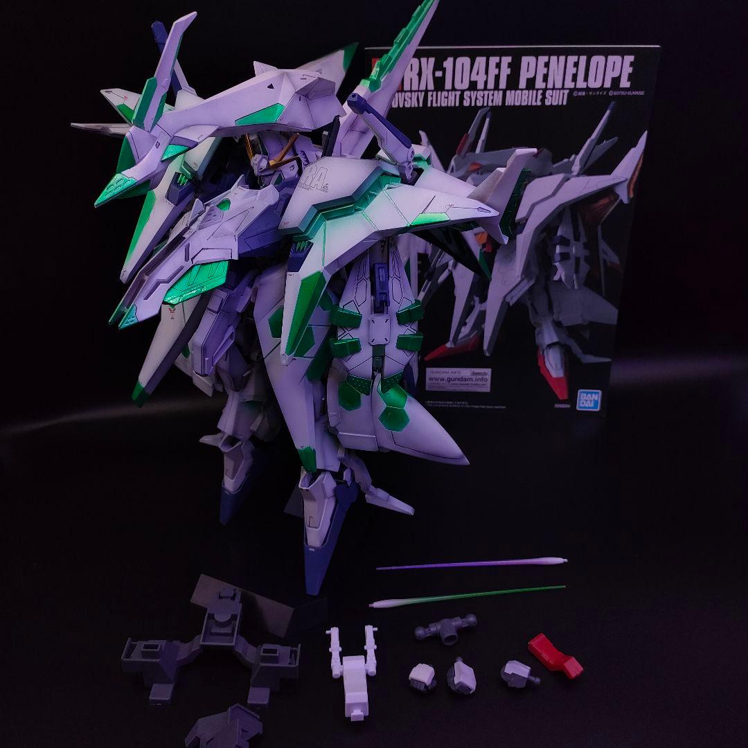 閃光のハサウェイ　ペーネロペー　hg　塗装完成品　1号機覚醒カラー　ガンプラ