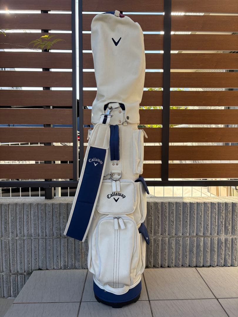 タ*キ様 Callaway キャディバッグ ホワイト・ネイビー ユニセックス