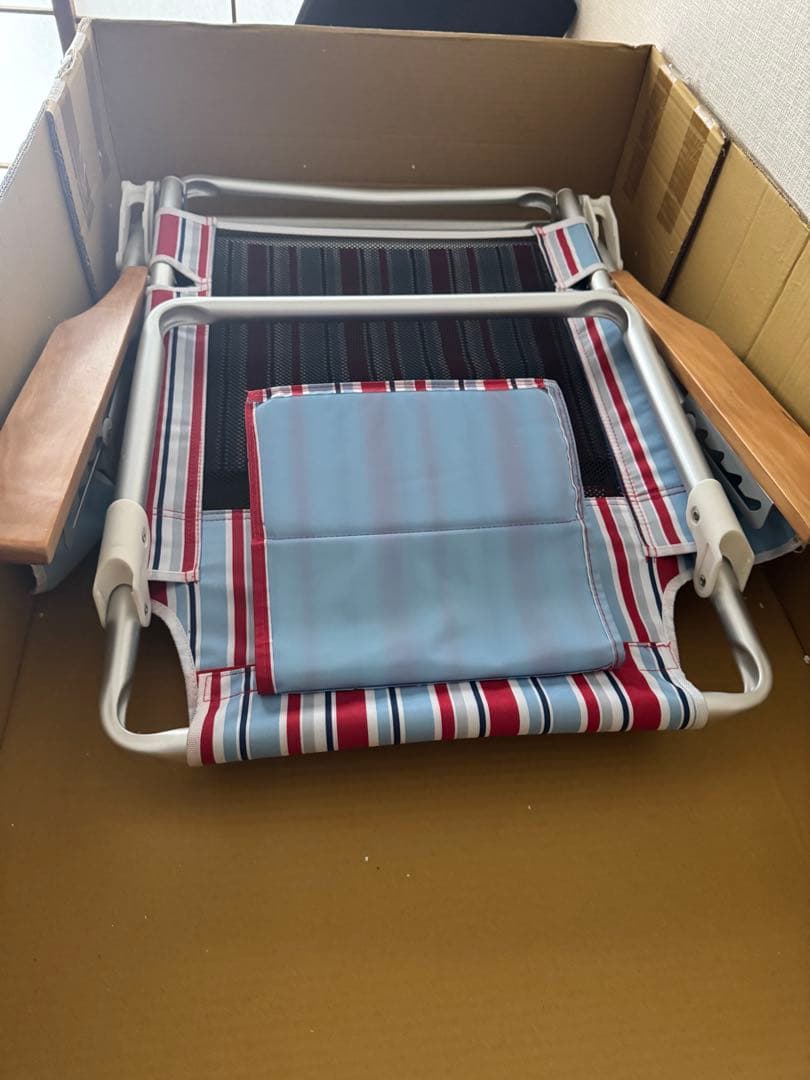 Coleman 2個アルミビーチラウンジャー（ストライプ） 2000017080