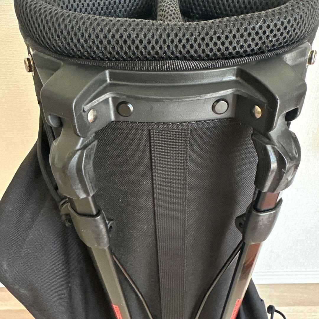 超美品　BRIEFING ゴルフバッグ 黒 スタンド付き