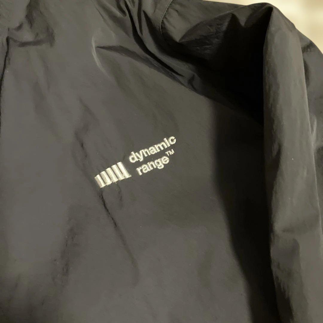 dynamic range 黒 ジップアップジャケット