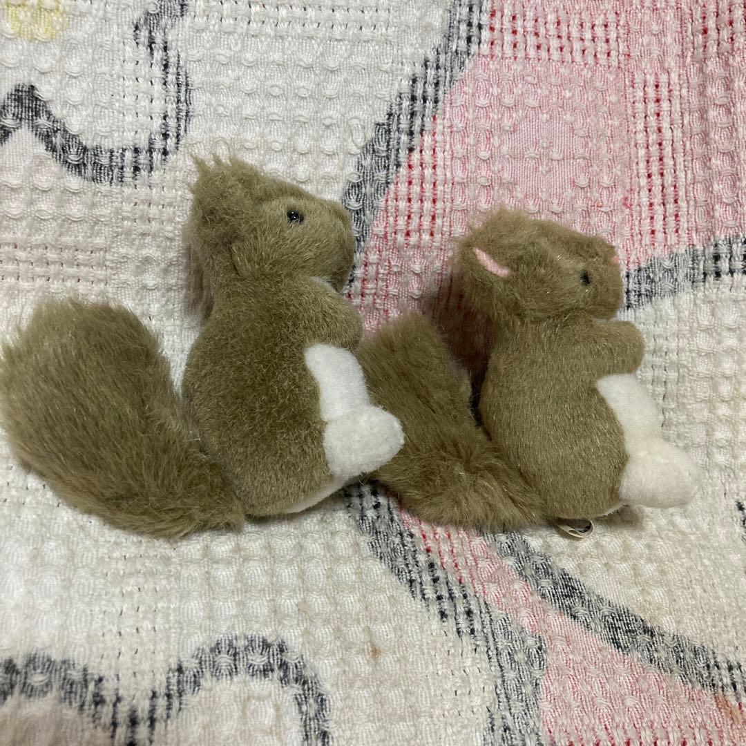 カバヤ　マスコット　6コセット　中古品　ハムスター＆ウサギ＆リス　バラ売り不可