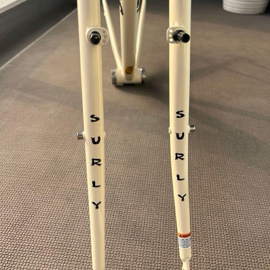 Surly CROSSーCHECK フレーム サイズ52 白
