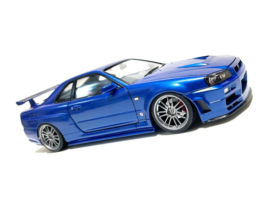 アオシマ1/24⬛︎R34ワイスピ4.2009◼️オコナー仕様レプリカ風⬛︎完成品