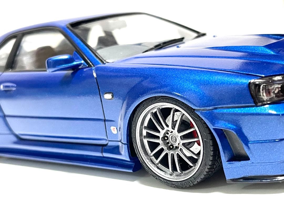 アオシマ1/24⬛︎R34ワイスピ4.2009◼️オコナー仕様レプリカ風⬛︎完成品