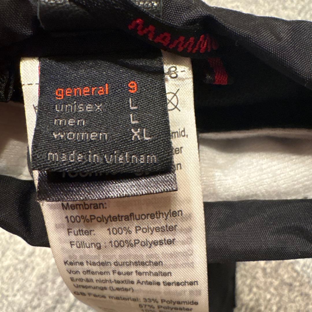 MAMMUT 防水スキーグローブ 黒