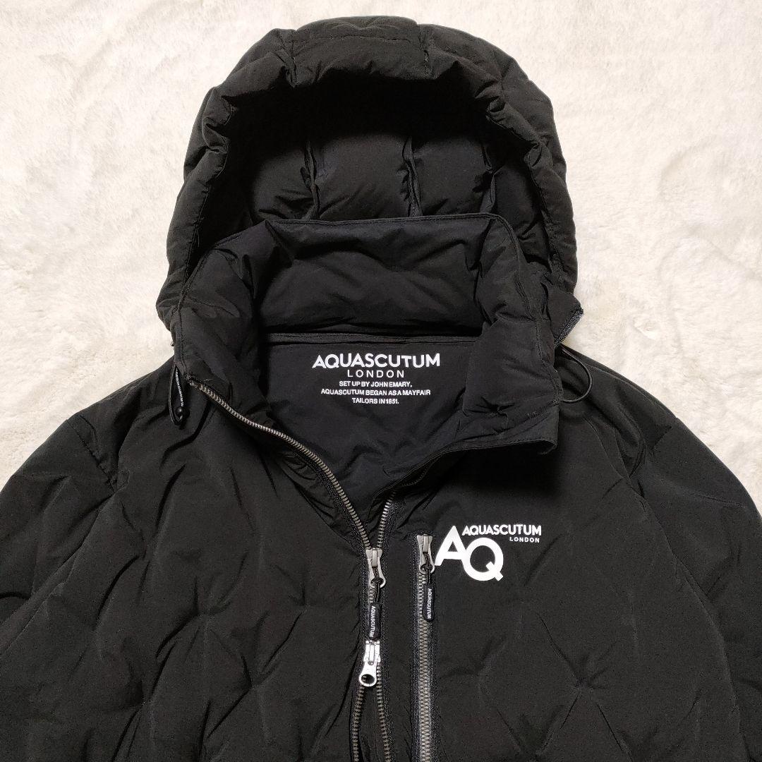 【美品】Aquascutum GOLF MEN ダウン ブルゾン ゴルフ