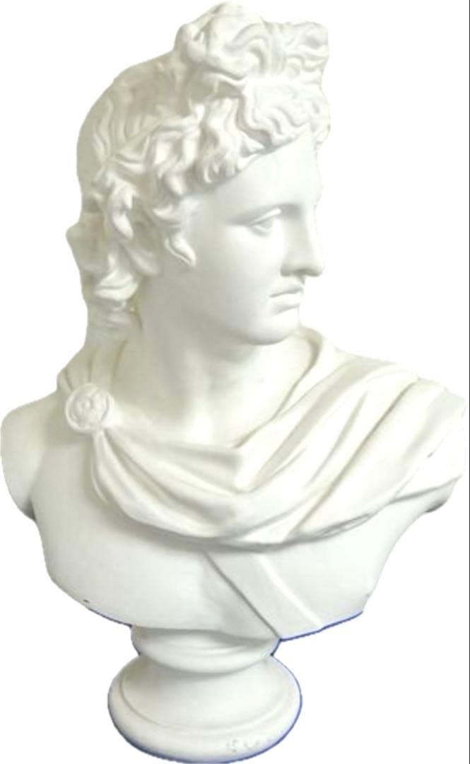 【新品価格99000円】石膏像 アポロ 胸像