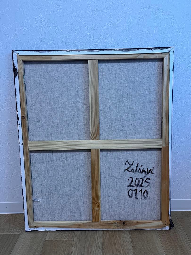 【原画】アクリル抽象画 「taking over」 F20号