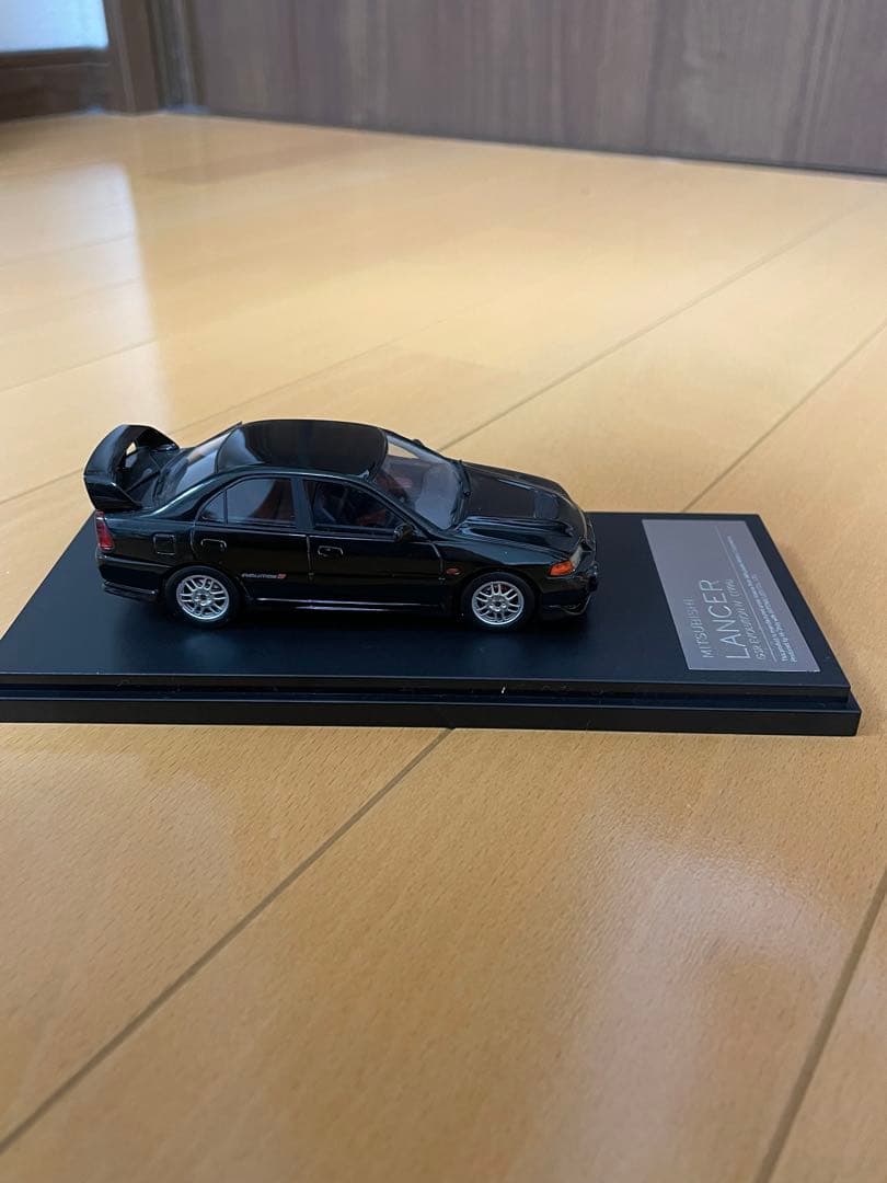 ハイストーリー 1/43 ランサーエボリューション IV ブラック