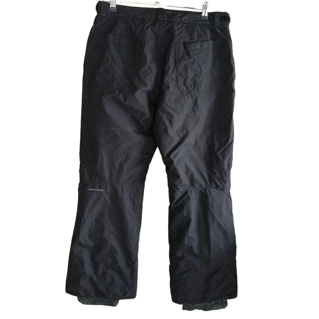 【高機能】US Columbia OMNI-TECH パンツ L 中綿入り 黒