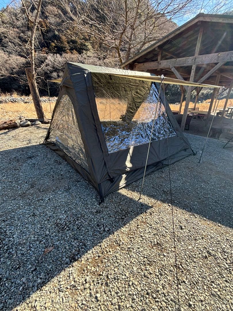 くノーみなみ　CAMVIL（ケムビル）A型フレームテント カーキ