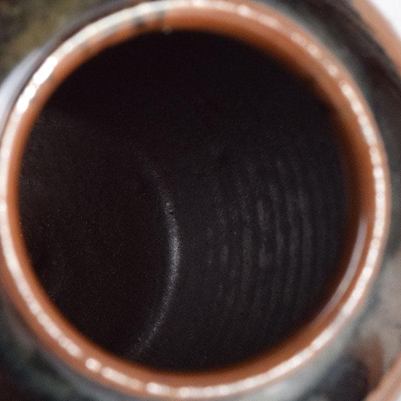 茶道具　高取焼　高取喜恵造　茶入　仕覆付　共箱　V　8889