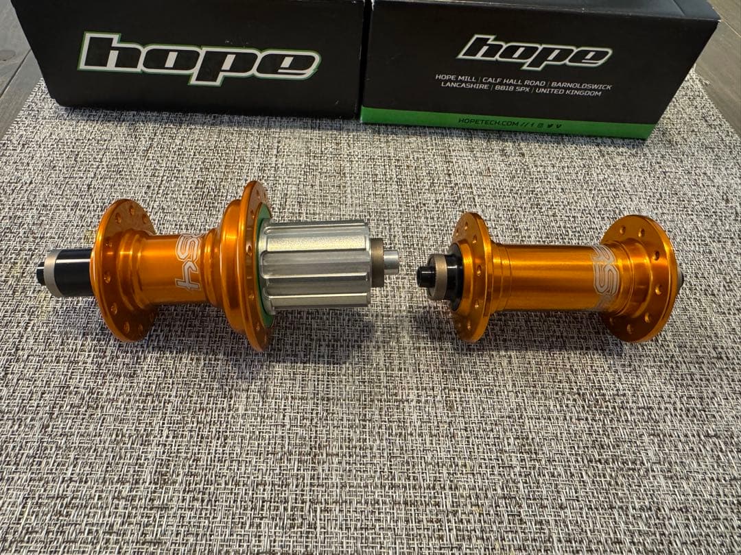 HOPE RS4 前後セット　オレンジ　130mm 新品