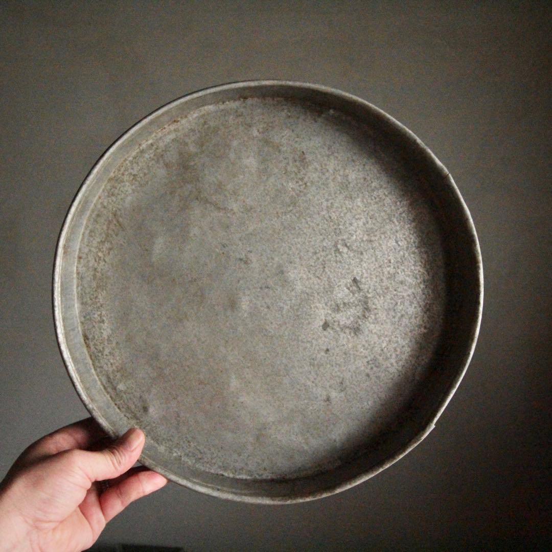 アルミ トレイ トレー 盆 古道具 アンティーク ブロカント オブジェ