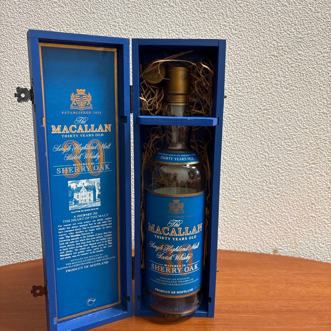 The Macallan 30 Years Old シェリーオーク 750空瓶