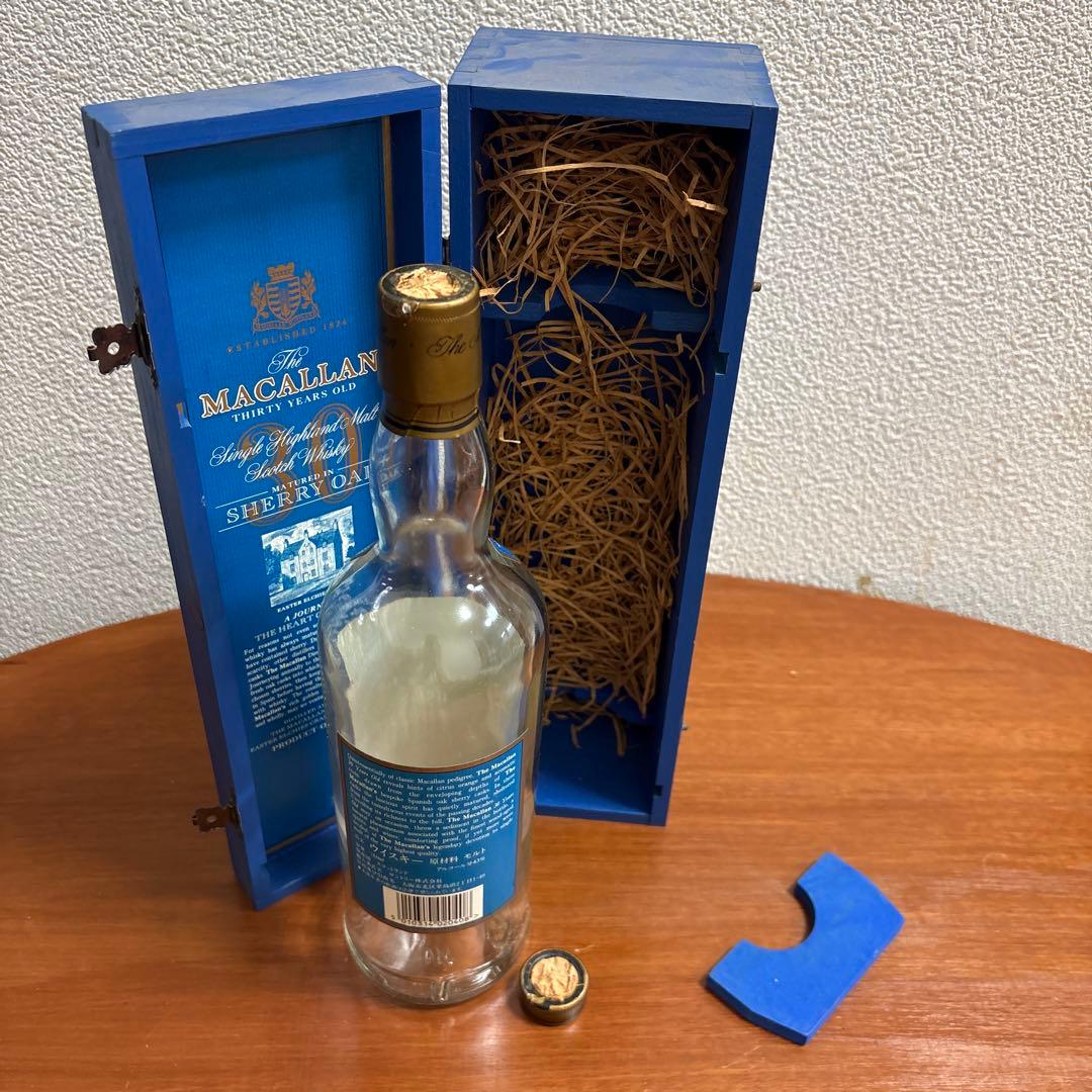 The Macallan 30 Years Old シェリーオーク 750空瓶