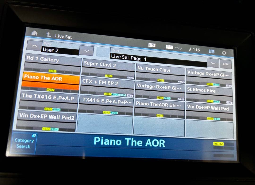 Yamaha MODX7 76鍵 シンセサイザー