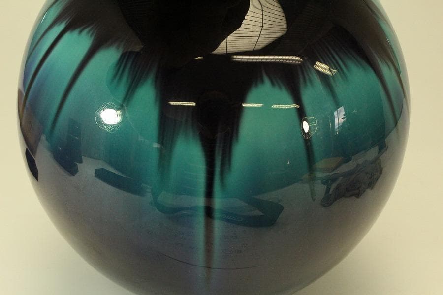 三代 徳田八十吉 作 正彦 壷 共箱 美品(ZE589)