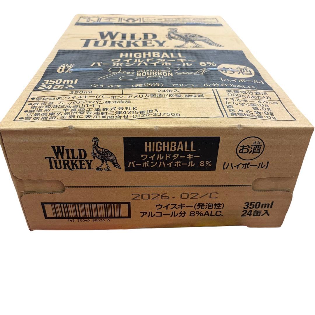 激安 WILD TURKEY ワイルドターキー　バーボンハイボール　24缶✖️2箱