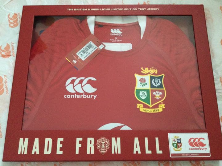 British & Irish Lions 選手仕様限定テストジャージ S