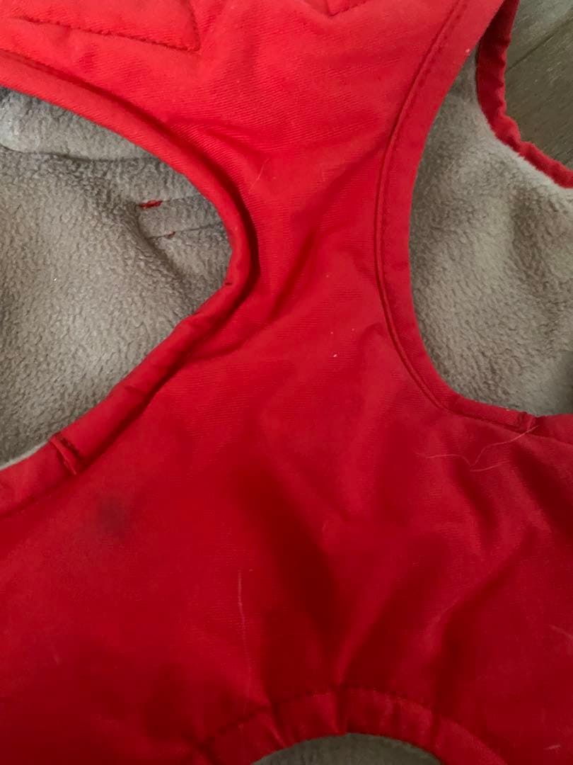 ALPHAICON フード付き犬服 レッド