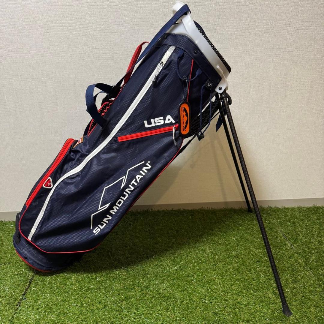 サンマウンテン カーボンスタンド キャディバッグ 8.5型 超軽量1.3kg