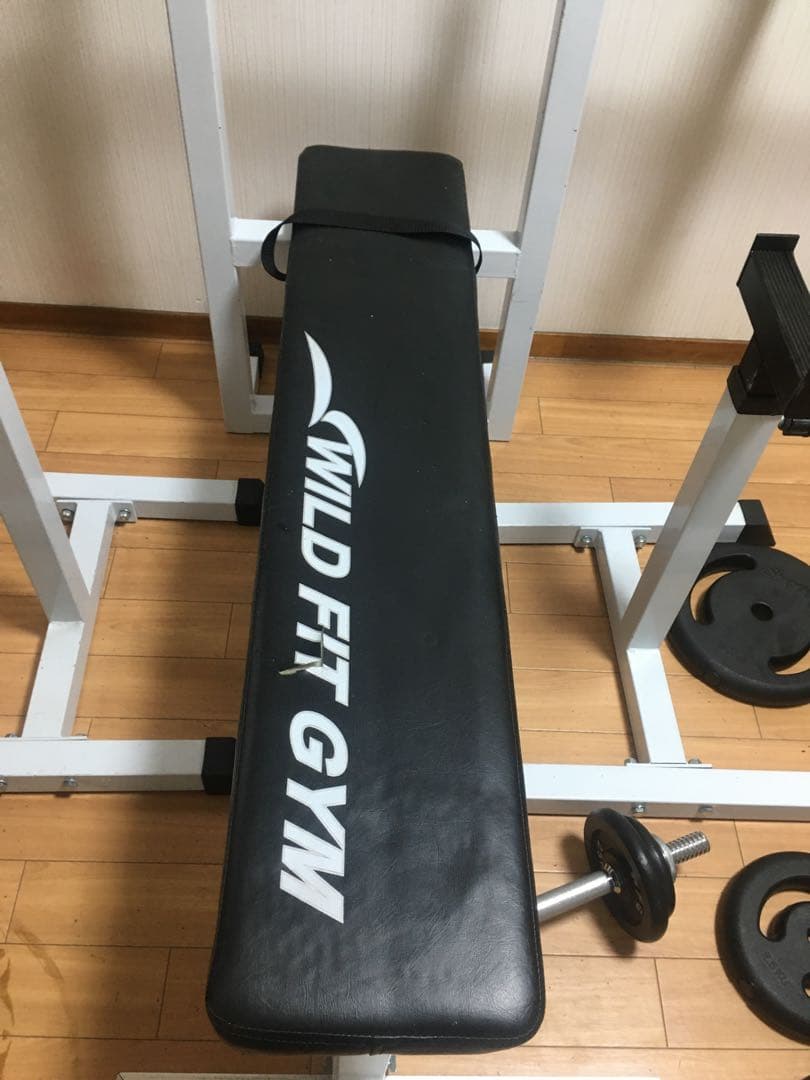 Wild Fit ワイルドフィット ベンチプレスセット77.5Kg 引き取り限定