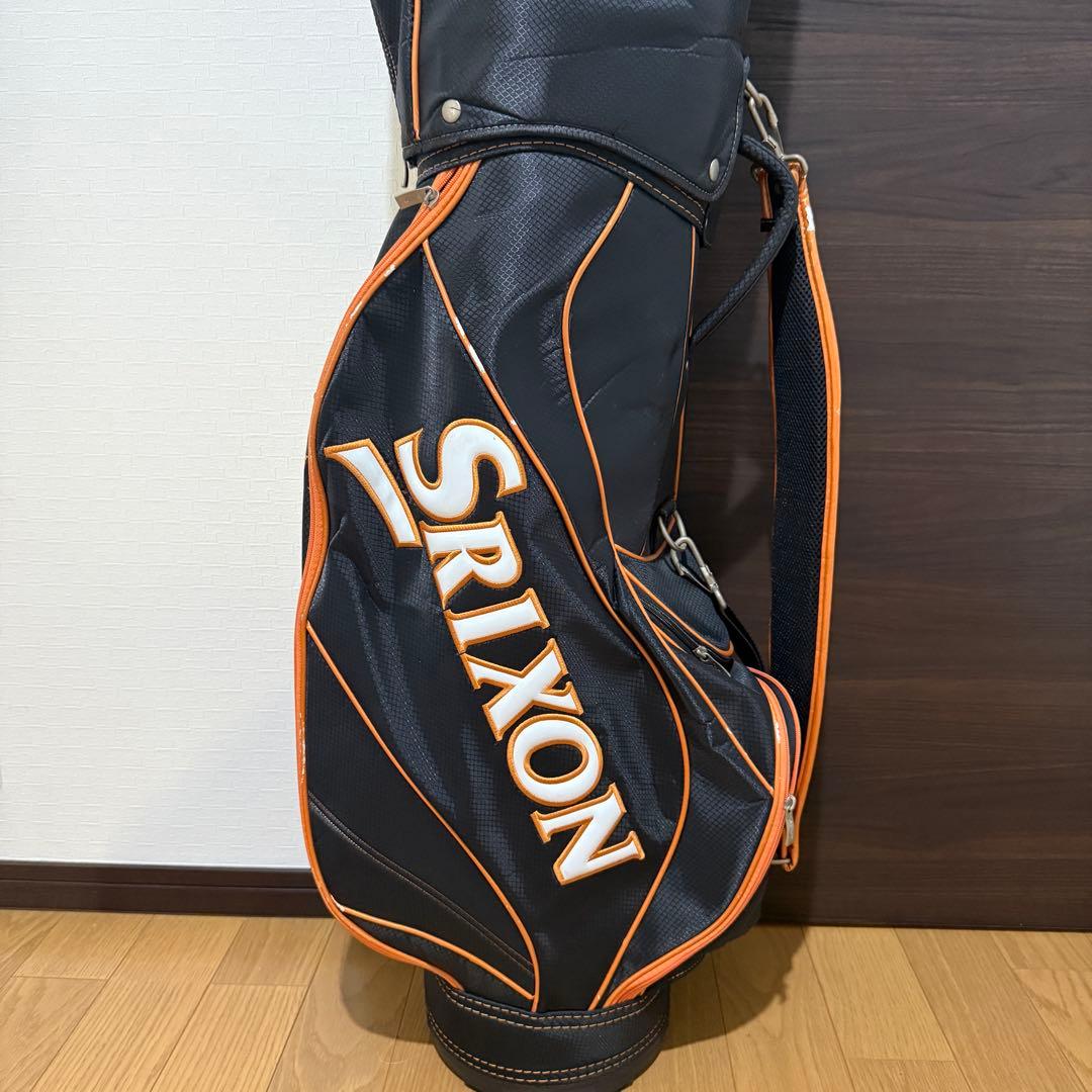 Srixon ゴルフバッグ・キャディバッグ 黒/オレンジ